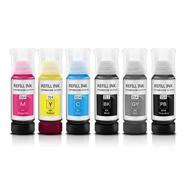 013 014 Tinta colorante para impresora PSON L8168 L8188