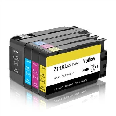 711 cartuchos de tinta compatibles para impresora Hp T120 T125 T130 T520
