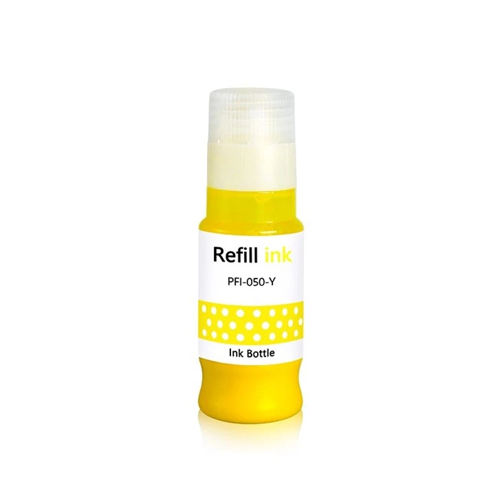 PFI-050 PFI050 PFI 050 Premium Compatible Color Tinta Cartridge Bottle Refill Ink For Canon TC-20 Printer