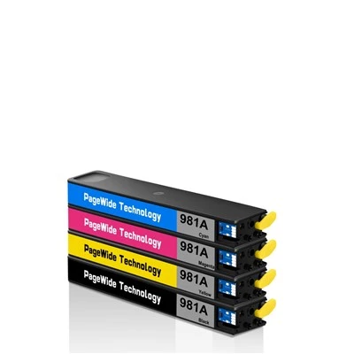 Cartucho de tinta 981A para impresora Hp PageWide MFP 586dn 556dn 586f
