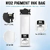 Bolsa de tinta de pigmento negro para bolsa de tinta de repuesto Epson M02 100ml con chip